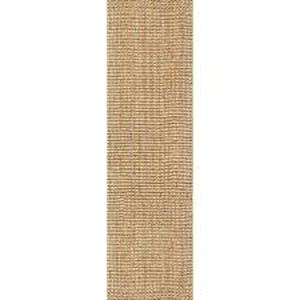Home Decorators Collection Raleigh Jute Boucle Natural 2 ft. x 7 ft. Runner Rug Customer Returns See Pictures