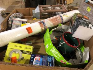 Gaylord of Assorted Tools and General Merchandise Various Models and Conditions  Customer Returns See Pictures