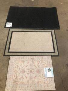 Lot of Assorted Rugs Various Models and Conditions Customer Returns See Pictures