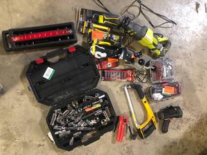 Lot of Assorted Hand Tools and Hardware Various Models and Conditions Customer Returns See Pictures