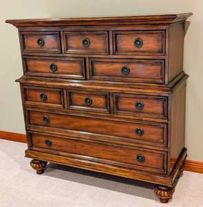 lot 38 image: Beautiful Wood Dresser by Baker