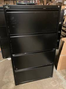 lot 47 image: Four Drawer Lateral File Cabinet