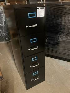 lot 57 image: Four Drawer File Cabinet