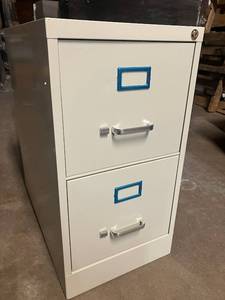 lot 60 image: Two Drawer File Cabinet