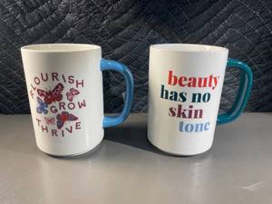 NJ - Set of 2 Colorful Ceramic Coffee Mugs by Room Essentials