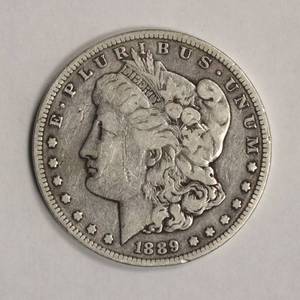 lot 11 image: 1889-S Morgan Silver Dollar
