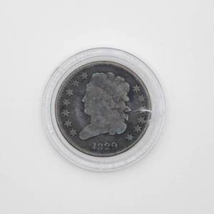 lot 17 image: 1829 US Half Cent