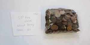 lot 22 image: Wheat Pennies
