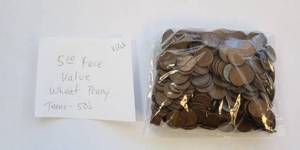 lot 23 image: Wheat Pennies