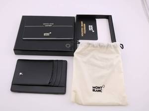 lot 61 image: Mont Blanc Wallet & Writing Pad w Box Dust Cover Booklet Extra Paper