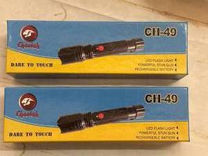 lot 80 image: Lot of 2 New Stun Gun  Flashlights