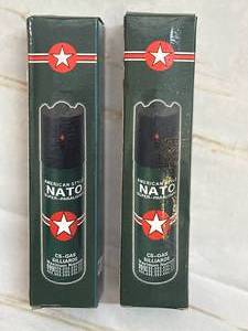 lot 81 image: Lot of 2 NATO CS Gas Spray