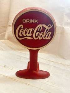 lot 88 image: Cast Iron Drink Coca-Cola Plaque 9 Inches Tall