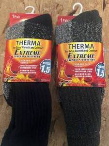 lot 99 image: Lot of 2 New Thermal Socks