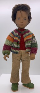 lot 246 image: Vintage SASHA Gregor Doll - Boy 1974 - 1976, Striped Sweater