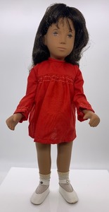 lot 34 image: Vintage SASHA Doll - Girl #104, RED DRESS