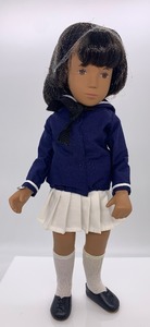 lot 32 image: Vintage SASHA Doll - Girl #1025 - Marina, Navy Sailor Shirt with White Skirt