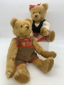 lot 158 image: Vintage Mohair Teddy Bears - WILHELM and ANJA