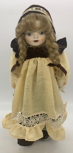 lot 71 image: Vintage GOTZ Porcelain Doll - Dark Blond Hair