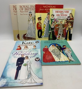 lot 100 image: ROYAL Paper Dolls, QTY 8