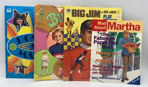 lot 250 image: Vintage Paper Dolls, Including DONNY and MARIE OSMOND, Qty 4