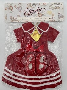 lot 10 image: NIB EFFANBEE Gloria Ann - Mommies Little Girl - New Red Dress