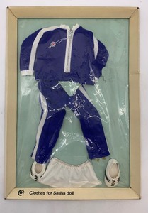 lot 41 image: Vintage SASHA DOLL - Gregor Track Suit #806 NIB
