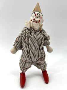 lot 59 image: Vintage SCHOENHUT Humpty Dumpty Clown - EUC
