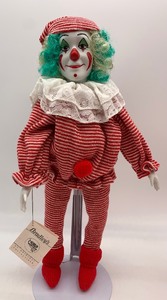 lot 221 image: Vintage 1980s BRADLEY DOLL, Clement the Musical Clown