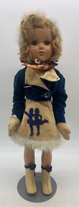 lot 138 image: Vintage ADORABLE Hard Plastic Doll