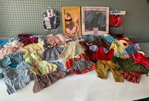lot 148 image: Vintage Doll, Teddy Bear Assorted Clothing, Including Some New - 16