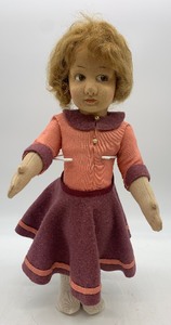 lot 264 image: Vintage Felt LENCI Doll