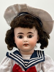 lot 229 image: Antique Bisque Doll - ARMAND MARSEILLE 1894 - Sailor Outfit