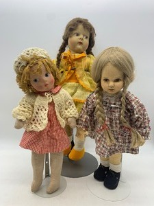 lot 228 image: Vintage LENCI Type Dolls - Qty 3