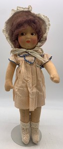 lot 268 image: Vintage LENCI Type Doll for the 1920s