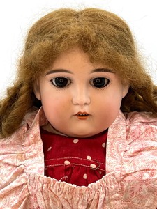 lot 319 image: Antique Bisque Doll - HUGO WIEGAND Co. - Germany