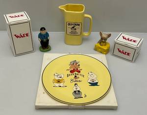Misc. WADE Collectibles Including Old Crow & More (Most NIB)