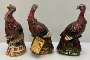 Misc. Vintage Wild Turkey Decanters (EMPTY)