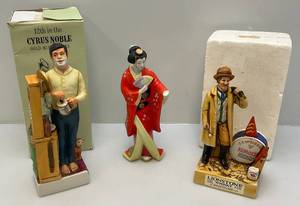 Misc. Vintage Figural Decanters 1 Musical (EMPTY)
