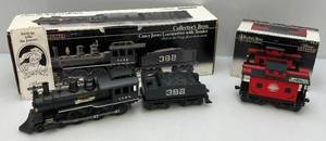 Vintage Jim Beam Casey Jones Locomotive With Tender & Caboose All In Original Boxes (NIB) Sold EMPTY