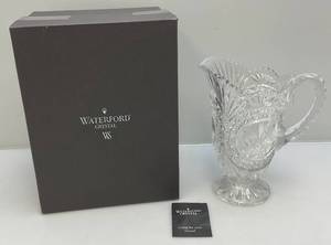 Vintage Ornate Waterford Crystal Pitcher In Original Box