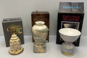Misc. Vintage Jim Beam Executive Decanters In Original Boxes (EMPTY)