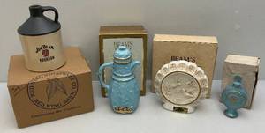 1 Of 75 Collectible RED WING Jim Beam Jug In Original Box & Jim Beam Convention Pieces
