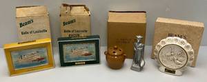 Misc. Vintage Collectible Jim Beam Decanters, Convention Piece & More