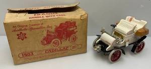 Vintage Aesthetic Specialties , Inc. 1903 Cadillac Decanter In Original Box (EMPTY)