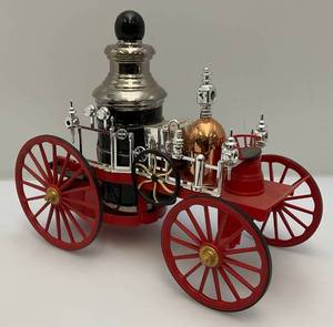 Vintage Collectible Jim Beam Fire Steamer Pumper Decanter (EMPTY)