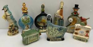Misc. Vintage Collectible Jim Beam Decanters & More (EMPTY)