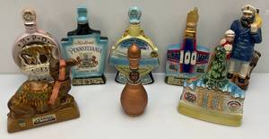 Misc. Vintage Collectible Jim Beam Decanters & More (EMPTY)