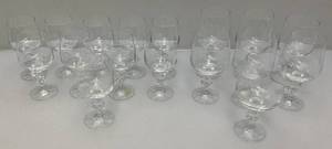 Set Of Czech Bohemia Claudia Crystal Goblet Glasses & More