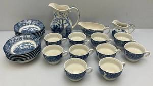 Vintage Misc. Liberty Blue Historic Colonial Scene Items & More